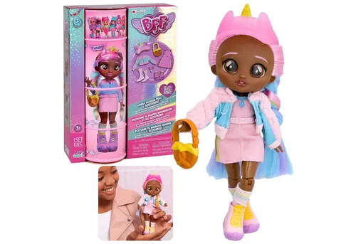 Sarcia.eu Anziehpuppe Cry Babies BFF – Modepuppe JASSY + Zubehör, ORIGINAL Puppe 20 cm