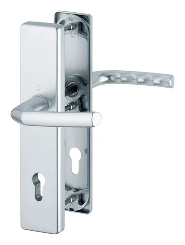 Hoppe Sicherheitsgarnitur 1117/2221A - 2440ES0 10 PZ -92 F1 - Hochwertige Türsicherung für maximalen Schutz, ideal für private und gewerbliche Anwendungen.