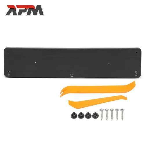 Kennzeichenhalter Vorne Schwarz 525mm für Mercedes-Benz S-Klasse W221 2010-2013
