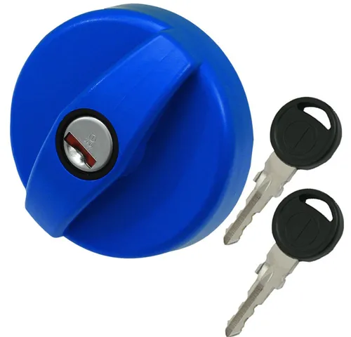 STS Tankdeckel für Wassertank - Trinkwasser Wohnwagen & Wohnmobil - Hochwertiger Tankdeckel aus blauem Kunststoff mit zwei Griffmulden und Belüftungssystem. Ideal für Wasser- und Frischwassertanks, witterungs- und UV-beständig. Made in Germany.