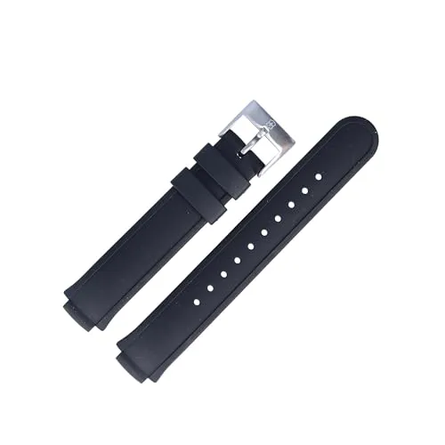 Victorinox Uhrenarmband 13mm Kunststoff Schwarz - 004570 - Ersatzarmband für Herrenuhren, kompatibel mit zahlreichen Victorinox Modellen. Hergestellt aus robustem Kunststoff, bietet es eine matte Oberfläche und eine klassische Dornschließe.