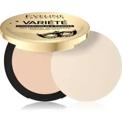 Eveline Cosmetics Variété mineralischer Kompaktpuder mit einem Applikator Farbton 01 Light 8 g