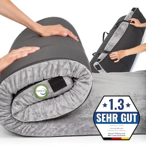 KomfortKissen Matratze 200x90 cm - Sonstige Matratzen mit hochwertigem Memory-Schaum für individuelle Anpassung und Druckentlastung, ideal für alle Schlafpositionen und optimale Temperaturregulierung.