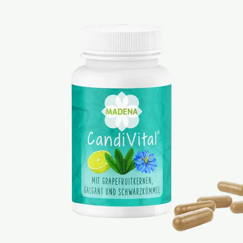 Produktbild MADENA CandiVital 60 Kapseln natürlicher Phyto-Komplex Candida albicans Vegan