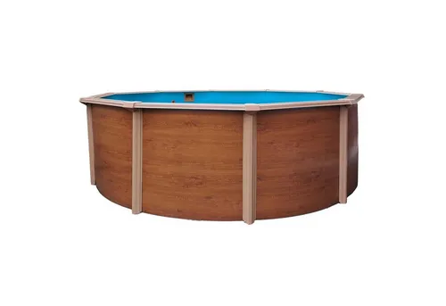 Planet Pool Rundpool Stahlwandpool rund Classic 460x120 cm, Stahl 0,45 (Einzelbecken), verzinkte Stahlwand