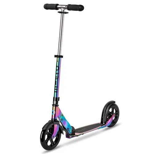 MICRO Scooter CLASSIC Neochrome 200mm - SA0049 - Roller / Kickboards mit großen 200mm Rollen für ein sanftes Fahrerlebnis, ideal für Erwachsene und perfekt für die Stadt.