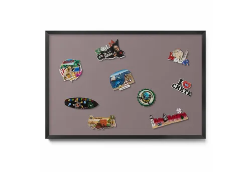 Tulup Magnettafel mit schwarzem Rahmen – Stilvolles Memoboard für das Homeoffice