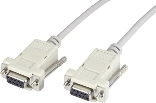 KALEA-INFORMATIQUE Serielles Kabel COM RS232 weiblich weiblich mit DB9-Steckern, Länge 1,5M.