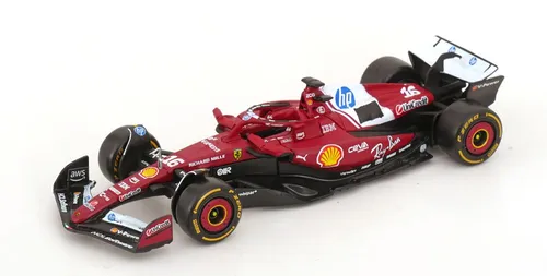 Bburago Ferrari SF-25 F1 2025#16 Leclerc Diecast-Modellauto 1:43