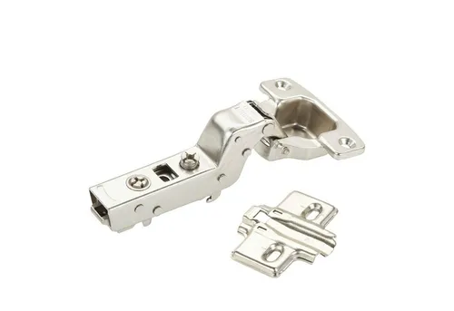 SO-TECH® Möbelbeschlag Topfband Master T45 110° inkl. Kreuzplatte mit Langlochverstellung (1 St), Innenanschlag 110° mit Dämpfer (Soft-Close), 3D-Verstellung