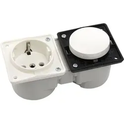 BERKER Integro Steckdose polarweiß ohne Rahmen von Berker