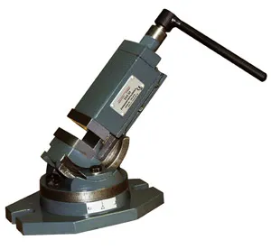 Optimum Zweiachsenschraubstock ZAS 50, 3354170 - Präzisionsschraubstock für vielseitige Anwendungen, robust und zuverlässig für professionelle Werkstätten