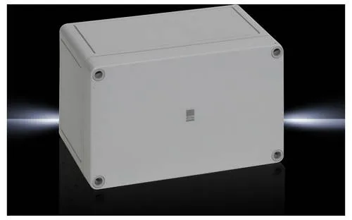 Rittal PK 9514.000 Installations-Gehäuse - Sonstige Elektroinstallationsartikel mit glasfaserverstärktem Polycarbonat für hohe Widerstandsfähigkeit und hervorragende Isoliereigenschaften, temperaturbeständig bis 80 °C.