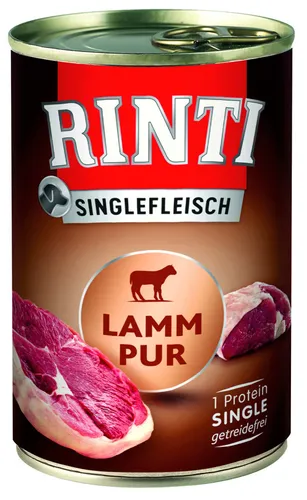 Rinti Singlefleisch Hundenassfutter Adult 400 g Lamm