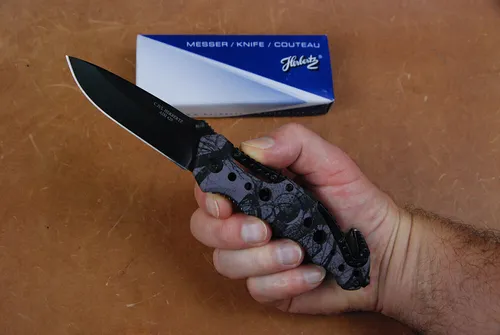 Taschenmesser Rettungsmesser mit Gurtschneider Glasbrecher Camo