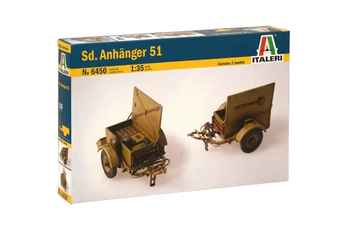 1:35 Italeri Sd. Anhanger 51 Kit IT6450 Modellbau