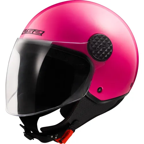 LS2 OF558 Sphere Lux II Jethelm - Neon-Pink - M - Motorradhelm mit elegantem Design, ultraleichtem KPA-Material und reflektierendem Sicherheitsstreifen für mehr Sichtbarkeit bei Nacht.
