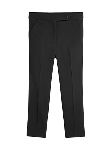 NEXT Mädchen Hose ohne Bundfalte Schwarz 158