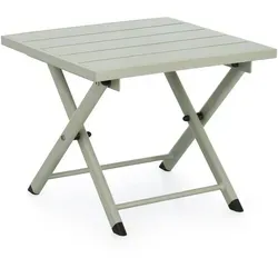 Gartenbeistelltisch Taylor aus Aluminium, Breeze - Gartentisch für den Außenbereich, stilvoll und funktional – ideal für Getränke und Snacks bei geselligen Abenden oder entspannten Stunden in der Sonne.