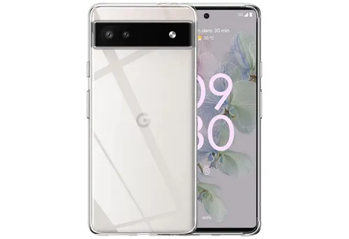 CoolGadget Handyhülle Transparent Ultra Slim Case für Google Pixel 6a 6,1 Zoll, Silikon Hülle Dünne Schutzhülle für Pixel 6a Hülle