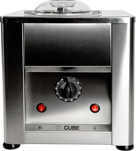 Profi Eismaschine mit Kompressor aus Edelstahl, 750ml