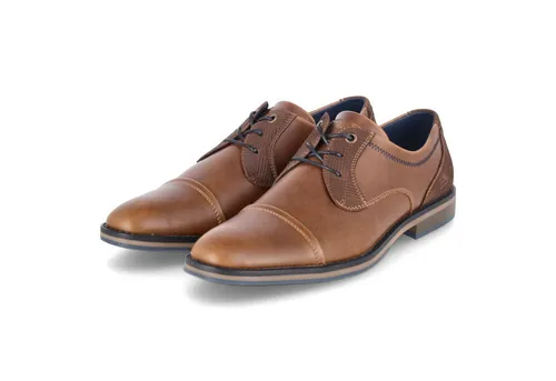 Bullboxer Halbschuhe Schnürschuh braun 41 EU - Modischer Schnürschuh in Braun, Größe 41, ideal für den Alltag. Robuste Synthetik-Oberfläche und bequeme Textil-Innenausstattung sorgen für hohen Tragekomfort.