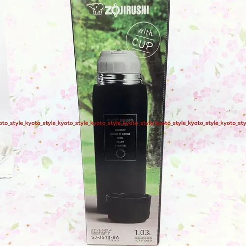 Produktbild Zojirushi SJ-JS10-BA Edelstahl Thermoskanne Flasche Tuff Schwarz 1.03L 28.5cm