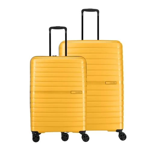 travelite Trient Kofferset M L - 4 Rollen, widerstandsfähig und stylisch, ideal für Reisen mit viel Stauraum