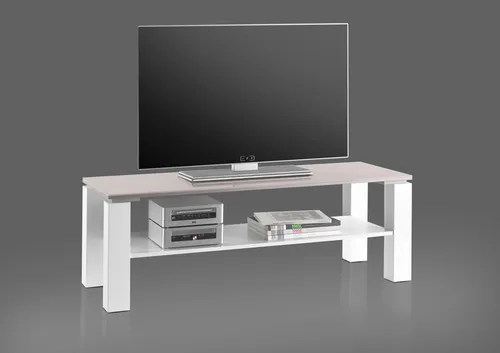 Kommode TV Lowboard RAUL, Weiß, B 120 cm, T 45 cm von BEGA-Consult