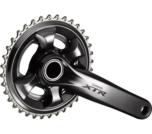 Shimano XTR FC-M9020 Kurbelgarnitur 2x11-fach - Veloantrieb, hochwertige 2x11-fach Kurbelgarnitur mit 38-28 Zähnen für optimale Kraftübertragung und Effizienz beim Mountainbiking.