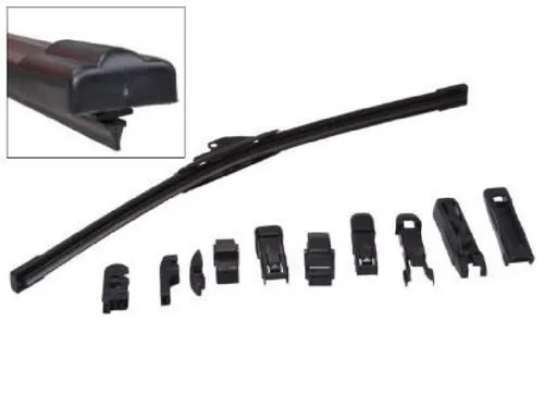 Flachbalkenwischer 53 cm KFZ Universal Scheibenwischer inkl. 10 Adapter NEU 1 x