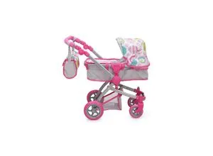 Puppenwagen pink Rose 9651B