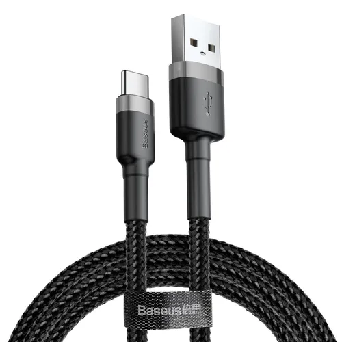 Baseus CATKLF-CG1 USB Kabel 2 m USB A USB C Schwarz, Grau Baseus 6953156278233