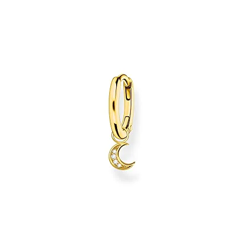 Thomas Sabo Einzel Creole mit Mond Anhänger in gold von THOMAS SABO