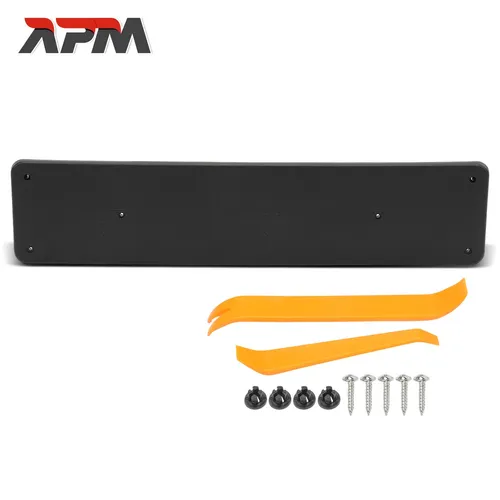 Kennzeichenhalter Vorne Schwarz 525mm für Mercedes-Benz C-Klasse W204 2007-2011