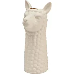 Xxxl Vase in Grauweiß aus Keramik - Elegante Keramikvase in Grauweiß, ideal für stilvolle Dekoration mit den Maßen 13.0x27.0x11.0 cm.