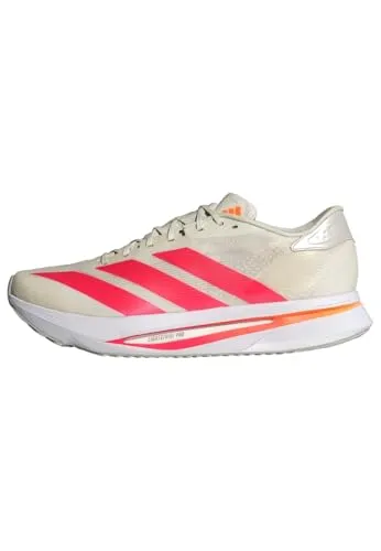 adidas Men's Adizero SL 2 Schuh Off White/Pure Orange/Lucid Red 42