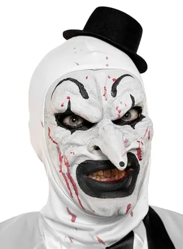 Hochwertiges Halloween Make-up Set - Terrifier Art Horror-Clown - Verkleidung Schminke - Halloween, Karneval & Motto-Party