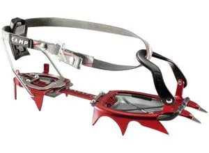 Camp XLC Nanotech Semi Automatic Steigeisen - Rot, One Size - Trekkingzubehör mit innovativer Nanotech-Beschichtung für optimale Grip und Sicherheit auf Eis und Schnee.