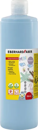 EBERHARD FABER Fingerfarbe EFA Color himmelblau 750 ml
