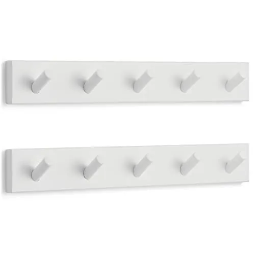 LARHN Garderobenhaken Weiß (2 Stück) in weiß von LARHN