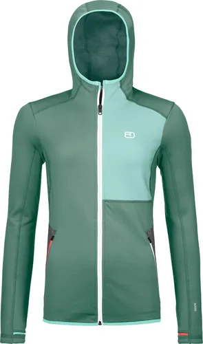 ORTOVOX FLEECE WOMEN Hoodie 2025 arctic grey - XS von ORTOVOX