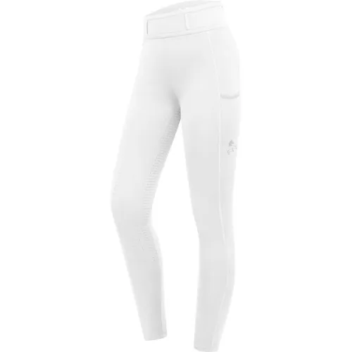 E.L.T Weiß 140 Reitleggings Full-Grip Damen Ella Reithose