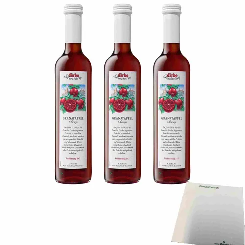 Darbo Fruchtsirup Granatapfel 3er Pack 3x0,5l Flasche usy Block