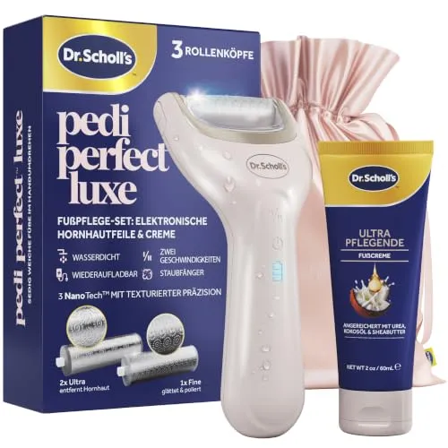 Dr. Scholl’s Pedi Perfect Luxe Elektrischer Fußhornhautentferner