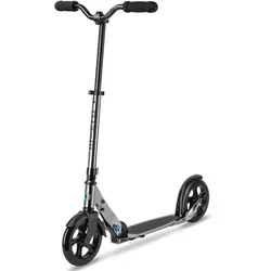 MICRO Scooter CLASSIC Neochrome BLACK 200mm - SA0242 - Roller/Kickboards für Erwachsene mit großen 200mm Rollen für ein sanftes und schnelles Fahrgefühl, ideal für die Stadt.