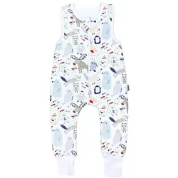 TupTam Babyschlafsack Ganzjahresschlafsack mit Beinen 2,5 TOG Unisex - Babyschlafsäcke, ideal für ganzjährige Nutzung, aus 100% Baumwolle, OEKO-TEX® zertifiziert, sorgt für warmen und sicheren Schlaf.