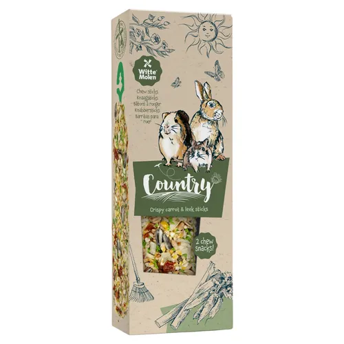 Witte Molen Country Knabbersticks Karotte & Lauch 110 g, UVP 2,29 EUR, NEU