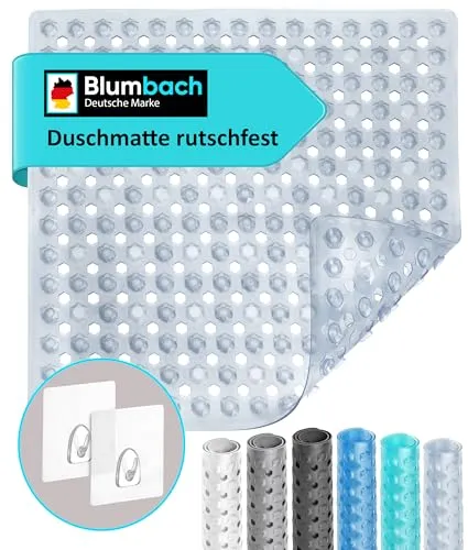 Blumbach® Duschmatte rutschfest 53x53cm in weiß von BLUMBACH