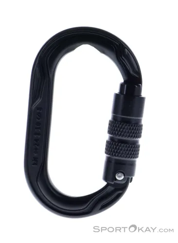 Edelrid Kiwi Triple Schraubkarabiner-Schwarz-One Size